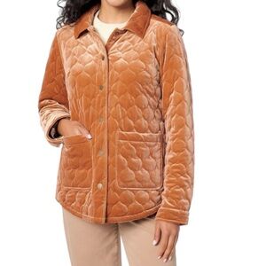 Canyon Retreat Velvet Quilted Jacket Size 2X